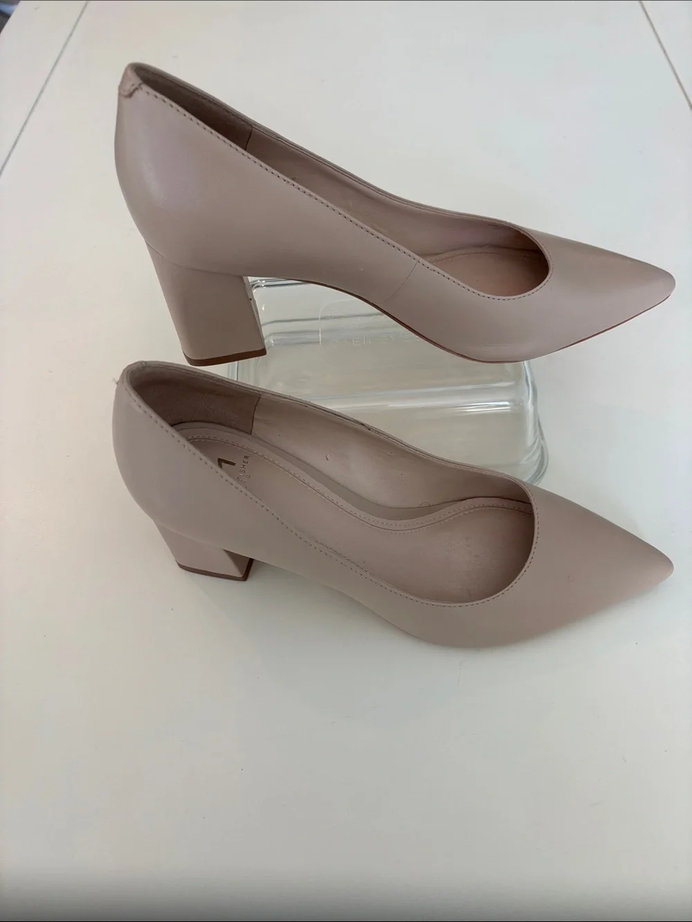 Marc Fisher Soft Taupe Pointed Toe Pumps 6.5